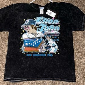 Elton john graphic tee from buckle NWT
